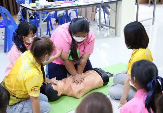 ภาพกิจกรรม   คณะวิทยาศาสตร์และเทคโนโลยี จัดกิจกรรมค่ายวิทยาศาสตร์สัญจร ปีการศึกษา 2565  โรงเรียนระหานวิทยา