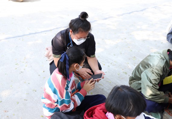 ภาพกิจกรรม   คณะวิทยาศาสตร์และเทคโนโลยี จัดกิจกรรมค่ายวิทยาศาสตร์สัญจร ปีการศึกษา 2565  โรงเรียนระหานวิทยา