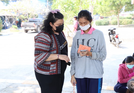 ภาพกิจกรรม   คณะวิทยาศาสตร์และเทคโนโลยี จัดกิจกรรมค่ายวิทยาศาสตร์สัญจร ปีการศึกษา 2565  โรงเรียนระหานวิทยา