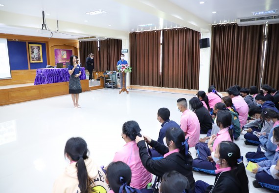 ภาพกิจกรรม   คณะวิทยาศาสตร์และเทคโนโลยี จัดกิจกรรมค่ายวิทยาศาสตร์สัญจร ปีการศึกษา 2565  โรงเรียนระหานวิทยา