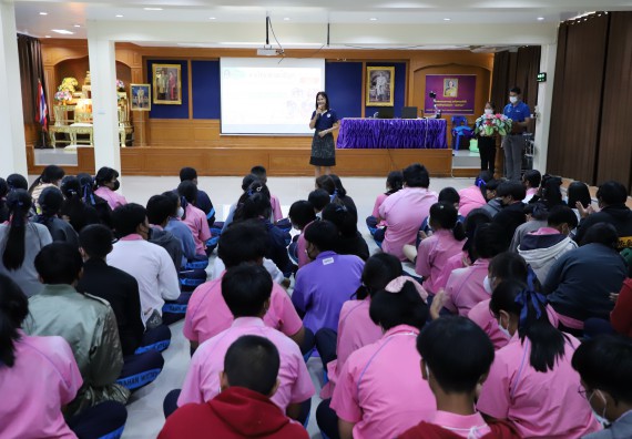 ภาพกิจกรรม   คณะวิทยาศาสตร์และเทคโนโลยี จัดกิจกรรมค่ายวิทยาศาสตร์สัญจร ปีการศึกษา 2565  โรงเรียนระหานวิทยา