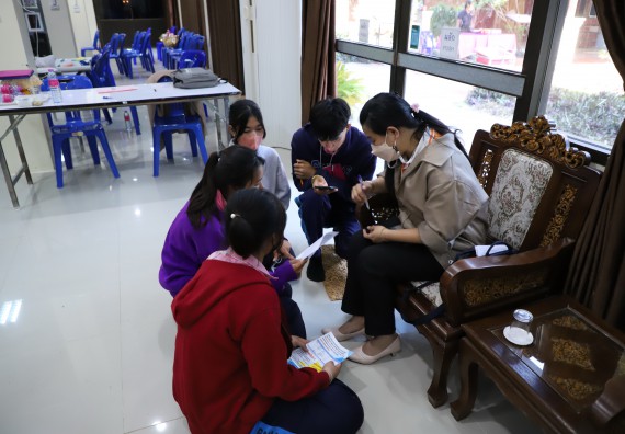 ภาพกิจกรรม   คณะวิทยาศาสตร์และเทคโนโลยี จัดกิจกรรมค่ายวิทยาศาสตร์สัญจร ปีการศึกษา 2565  โรงเรียนระหานวิทยา