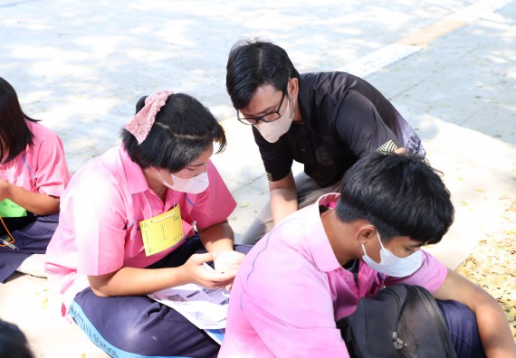 ภาพกิจกรรม   คณะวิทยาศาสตร์และเทคโนโลยี จัดกิจกรรมค่ายวิทยาศาสตร์สัญจร ปีการศึกษา 2565  โรงเรียนระหานวิทยา