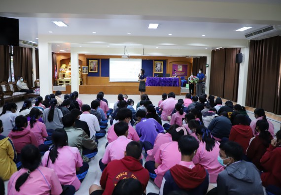 ภาพกิจกรรม   คณะวิทยาศาสตร์และเทคโนโลยี จัดกิจกรรมค่ายวิทยาศาสตร์สัญจร ปีการศึกษา 2565  โรงเรียนระหานวิทยา