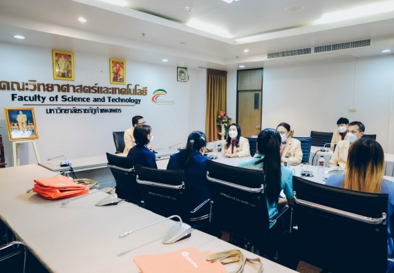 คณะวิทยาศาสตร์และเทคโนโลยี ต้อนรับคณะผู้แทนบริษัท ปตท.สผ. สยาม จำกัด โครงการผลิตบนฝั่ง (ประเทศไทย)