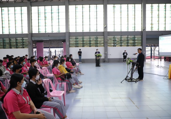 คณะวิทยาศาสตร์และเทคโนโลยี จัดกิจกรรมค่ายวิทยาศาสตร์สัญจร ปีการศึกษา 2565 ให้กับนักเรียนระดับชั้นมัธยมศึกษาตอนปลาย โรงเรียนชากังราววิทยา (อินทร์-ชุ่ม ดีสารอุปถัมภ์)