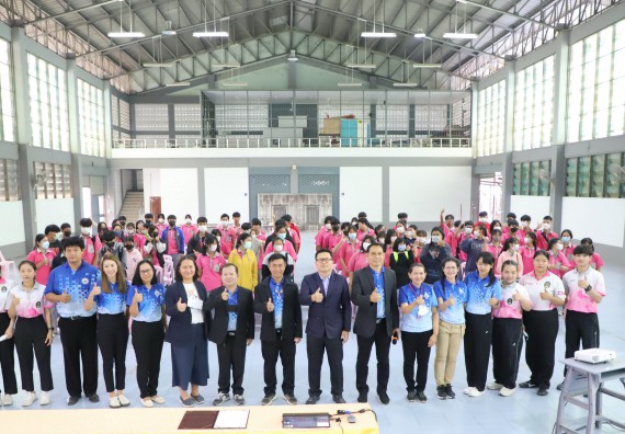 คณะวิทยาศาสตร์และเทคโนโลยี จัดกิจกรรมค่ายวิทยาศาสตร์สัญจร ปีการศึกษา 2565 ให้กับนักเรียนระดับชั้นมัธยมศึกษาตอนปลาย โรงเรียนชากังราววิทยา (อินทร์-ชุ่ม ดีสารอุปถัมภ์)