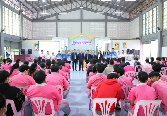 คณะวิทยาศาสตร์และเทคโนโลยี จัดกิจกรรมค่ายวิทยาศาสตร์สัญจร ปีการศึกษา 2565 ให้กับนักเรียนระดับชั้นมัธยมศึกษาตอนปลาย โรงเรียนชากังราววิทยา (อินทร์-ชุ่ม ดีสารอุปถัมภ์)