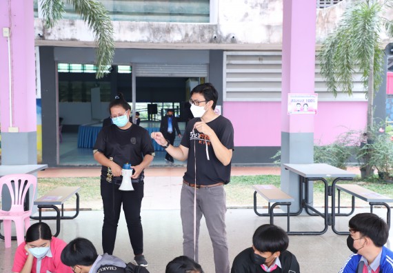 คณะวิทยาศาสตร์และเทคโนโลยี จัดกิจกรรมค่ายวิทยาศาสตร์สัญจร ปีการศึกษา 2565 ให้กับนักเรียนระดับชั้นมัธยมศึกษาตอนปลาย โรงเรียนชากังราววิทยา (อินทร์-ชุ่ม ดีสารอุปถัมภ์)