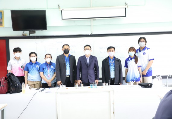 คณะวิทยาศาสตร์และเทคโนโลยี จัดกิจกรรมค่ายวิทยาศาสตร์สัญจร ปีการศึกษา 2565 ให้กับนักเรียนระดับชั้นมัธยมศึกษาตอนปลาย โรงเรียนชากังราววิทยา (อินทร์-ชุ่ม ดีสารอุปถัมภ์)