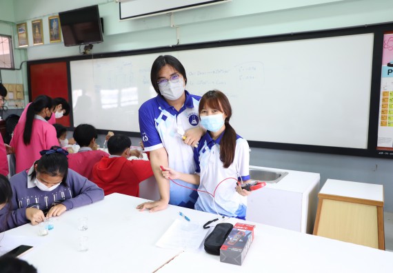 คณะวิทยาศาสตร์และเทคโนโลยี จัดกิจกรรมค่ายวิทยาศาสตร์สัญจร ปีการศึกษา 2565 ให้กับนักเรียนระดับชั้นมัธยมศึกษาตอนปลาย โรงเรียนชากังราววิทยา (อินทร์-ชุ่ม ดีสารอุปถัมภ์)