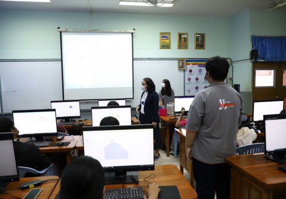 คณะวิทยาศาสตร์และเทคโนโลยี จัดกิจกรรมค่ายวิทยาศาสตร์สัญจร ปีการศึกษา 2565 ให้กับนักเรียนระดับชั้นมัธยมศึกษาตอนปลาย โรงเรียนชากังราววิทยา (อินทร์-ชุ่ม ดีสารอุปถัมภ์)