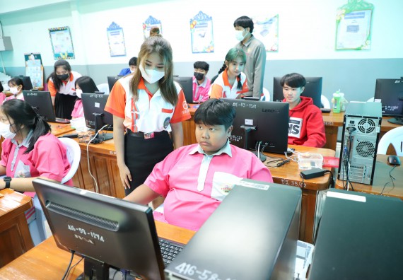 คณะวิทยาศาสตร์และเทคโนโลยี จัดกิจกรรมค่ายวิทยาศาสตร์สัญจร ปีการศึกษา 2565 ให้กับนักเรียนระดับชั้นมัธยมศึกษาตอนปลาย โรงเรียนชากังราววิทยา (อินทร์-ชุ่ม ดีสารอุปถัมภ์)