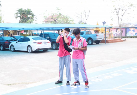 คณะวิทยาศาสตร์และเทคโนโลยี จัดกิจกรรมค่ายวิทยาศาสตร์สัญจร ปีการศึกษา 2565 ให้กับนักเรียนระดับชั้นมัธยมศึกษาตอนปลาย โรงเรียนชากังราววิทยา (อินทร์-ชุ่ม ดีสารอุปถัมภ์)