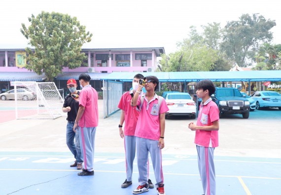 คณะวิทยาศาสตร์และเทคโนโลยี จัดกิจกรรมค่ายวิทยาศาสตร์สัญจร ปีการศึกษา 2565 ให้กับนักเรียนระดับชั้นมัธยมศึกษาตอนปลาย โรงเรียนชากังราววิทยา (อินทร์-ชุ่ม ดีสารอุปถัมภ์)