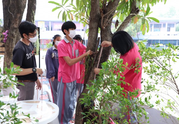 คณะวิทยาศาสตร์และเทคโนโลยี จัดกิจกรรมค่ายวิทยาศาสตร์สัญจร ปีการศึกษา 2565 ให้กับนักเรียนระดับชั้นมัธยมศึกษาตอนปลาย โรงเรียนชากังราววิทยา (อินทร์-ชุ่ม ดีสารอุปถัมภ์)