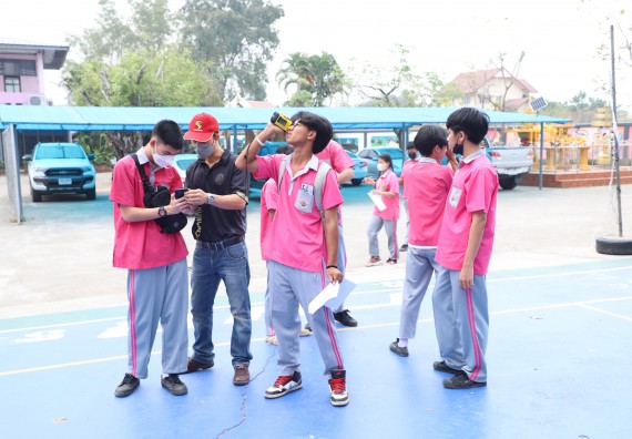 คณะวิทยาศาสตร์และเทคโนโลยี จัดกิจกรรมค่ายวิทยาศาสตร์สัญจร ปีการศึกษา 2565 ให้กับนักเรียนระดับชั้นมัธยมศึกษาตอนปลาย โรงเรียนชากังราววิทยา (อินทร์-ชุ่ม ดีสารอุปถัมภ์)