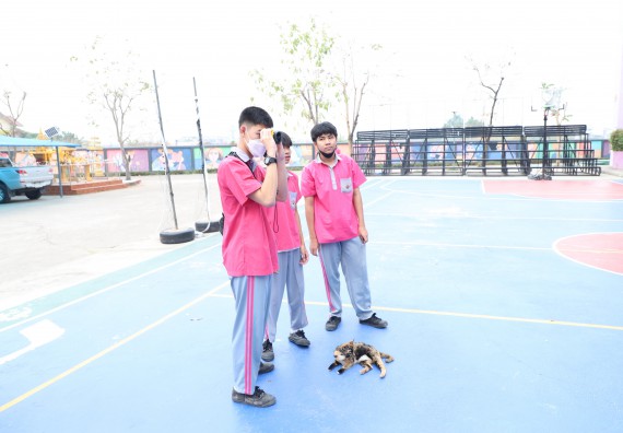 คณะวิทยาศาสตร์และเทคโนโลยี จัดกิจกรรมค่ายวิทยาศาสตร์สัญจร ปีการศึกษา 2565 ให้กับนักเรียนระดับชั้นมัธยมศึกษาตอนปลาย โรงเรียนชากังราววิทยา (อินทร์-ชุ่ม ดีสารอุปถัมภ์)