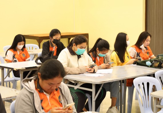 ภาพกิจกรรม  คณะวิทยาศาสตร์และเทคโนโลยี จัดกิจกรรมส่งเสริมสมรรถนะและทักษะด้านการใช้ภาษาอังกฤษ