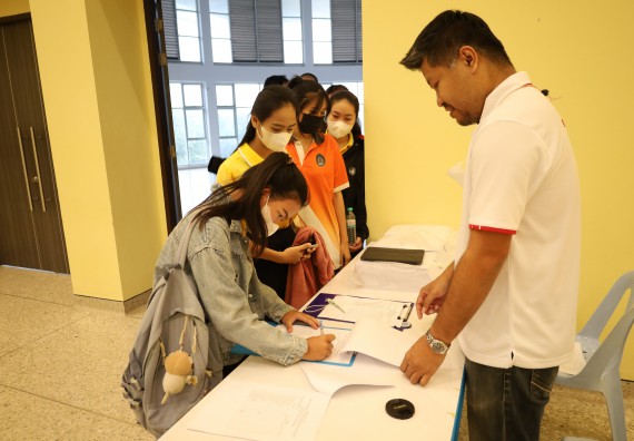 ภาพกิจกรรม  คณะวิทยาศาสตร์และเทคโนโลยี จัดกิจกรรมส่งเสริมสมรรถนะและทักษะด้านการใช้ภาษาอังกฤษ