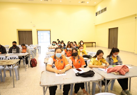 ภาพกิจกรรม  คณะวิทยาศาสตร์และเทคโนโลยี จัดกิจกรรมส่งเสริมสมรรถนะและทักษะด้านการใช้ภาษาอังกฤษ