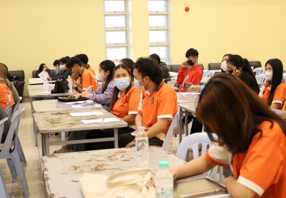 ภาพกิจกรรม  คณะวิทยาศาสตร์และเทคโนโลยี จัดกิจกรรมส่งเสริมสมรรถนะและทักษะด้านการใช้ภาษาอังกฤษ