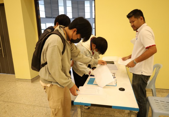 ภาพกิจกรรม  คณะวิทยาศาสตร์และเทคโนโลยี จัดกิจกรรมส่งเสริมสมรรถนะและทักษะด้านการใช้ภาษาอังกฤษ