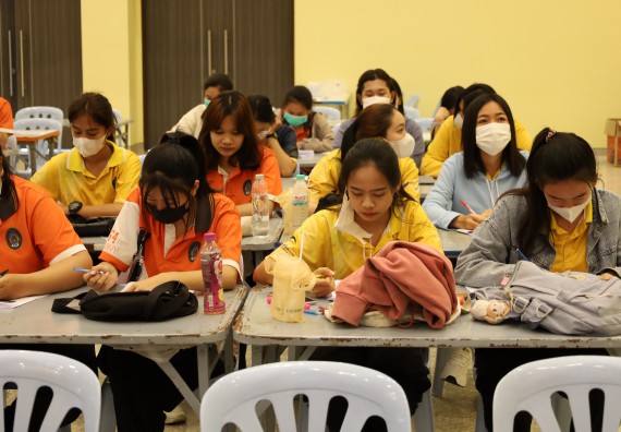 ภาพกิจกรรม  คณะวิทยาศาสตร์และเทคโนโลยี จัดกิจกรรมส่งเสริมสมรรถนะและทักษะด้านการใช้ภาษาอังกฤษ