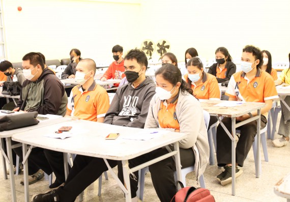 ภาพกิจกรรม  คณะวิทยาศาสตร์และเทคโนโลยี จัดกิจกรรมส่งเสริมสมรรถนะและทักษะด้านการใช้ภาษาอังกฤษ