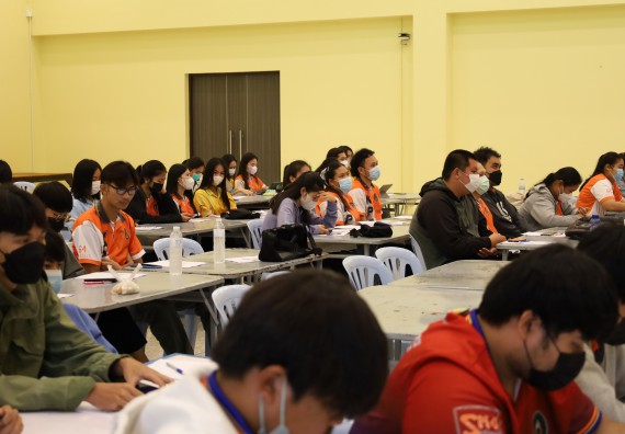 ภาพกิจกรรม  คณะวิทยาศาสตร์และเทคโนโลยี จัดกิจกรรมส่งเสริมสมรรถนะและทักษะด้านการใช้ภาษาอังกฤษ