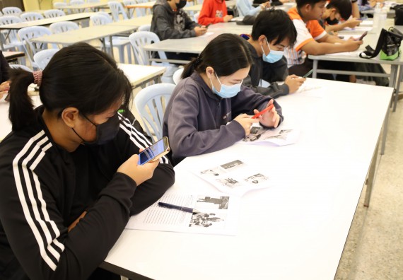 ภาพกิจกรรม  คณะวิทยาศาสตร์และเทคโนโลยี จัดกิจกรรมส่งเสริมสมรรถนะและทักษะด้านการใช้ภาษาอังกฤษ