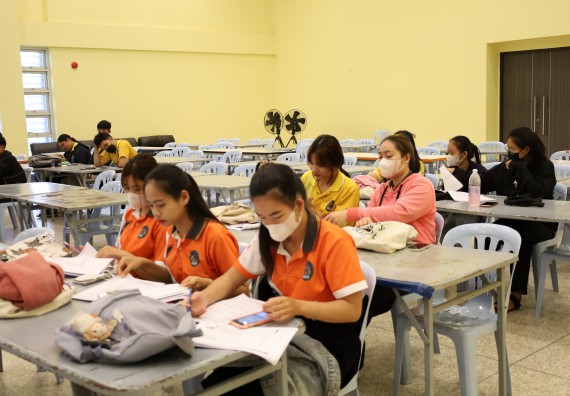 ภาพกิจกรรม  คณะวิทยาศาสตร์และเทคโนโลยี จัดกิจกรรมส่งเสริมสมรรถนะและทักษะด้านการใช้ภาษาอังกฤษ