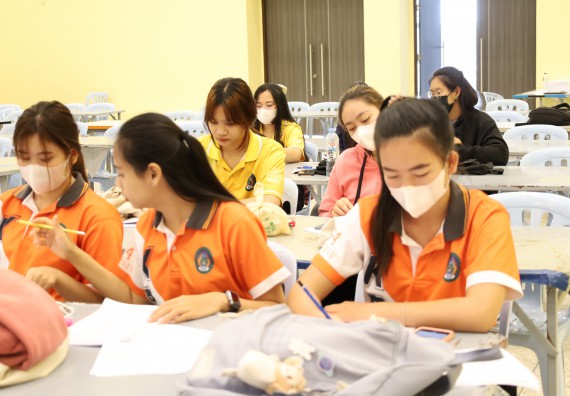 ภาพกิจกรรม  คณะวิทยาศาสตร์และเทคโนโลยี จัดกิจกรรมส่งเสริมสมรรถนะและทักษะด้านการใช้ภาษาอังกฤษ