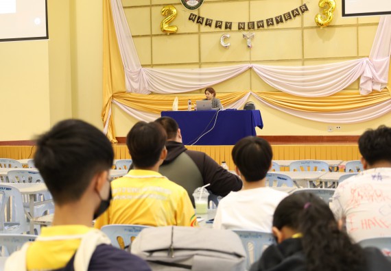 ภาพกิจกรรม  คณะวิทยาศาสตร์และเทคโนโลยี จัดกิจกรรมส่งเสริมสมรรถนะและทักษะด้านการใช้ภาษาอังกฤษ