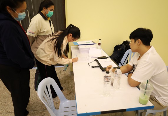 ภาพกิจกรรม  คณะวิทยาศาสตร์และเทคโนโลยี จัดกิจกรรมส่งเสริมสมรรถนะและทักษะด้านการใช้ภาษาอังกฤษ