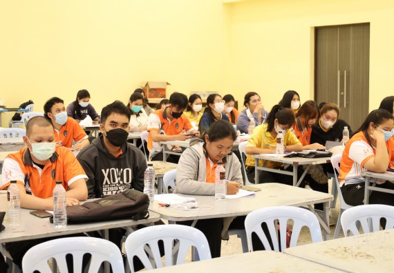 ภาพกิจกรรม  คณะวิทยาศาสตร์และเทคโนโลยี จัดกิจกรรมส่งเสริมสมรรถนะและทักษะด้านการใช้ภาษาอังกฤษ