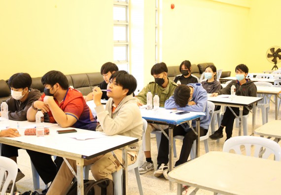 ภาพกิจกรรม  คณะวิทยาศาสตร์และเทคโนโลยี จัดกิจกรรมส่งเสริมสมรรถนะและทักษะด้านการใช้ภาษาอังกฤษ