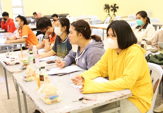 ภาพกิจกรรม  คณะวิทยาศาสตร์และเทคโนโลยี จัดกิจกรรมส่งเสริมสมรรถนะและทักษะด้านการใช้ภาษาอังกฤษ