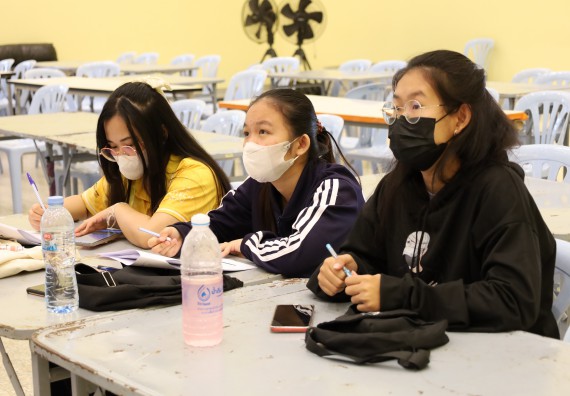 ภาพกิจกรรม  คณะวิทยาศาสตร์และเทคโนโลยี จัดกิจกรรมส่งเสริมสมรรถนะและทักษะด้านการใช้ภาษาอังกฤษ