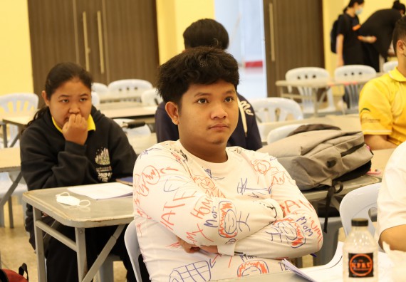 ภาพกิจกรรม  คณะวิทยาศาสตร์และเทคโนโลยี จัดกิจกรรมส่งเสริมสมรรถนะและทักษะด้านการใช้ภาษาอังกฤษ