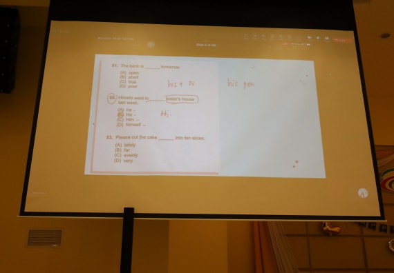 ภาพกิจกรรม  คณะวิทยาศาสตร์และเทคโนโลยี จัดกิจกรรมส่งเสริมสมรรถนะและทักษะด้านการใช้ภาษาอังกฤษ