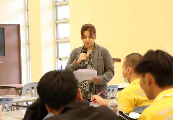 ภาพกิจกรรม  คณะวิทยาศาสตร์และเทคโนโลยี จัดกิจกรรมส่งเสริมสมรรถนะและทักษะด้านการใช้ภาษาอังกฤษ