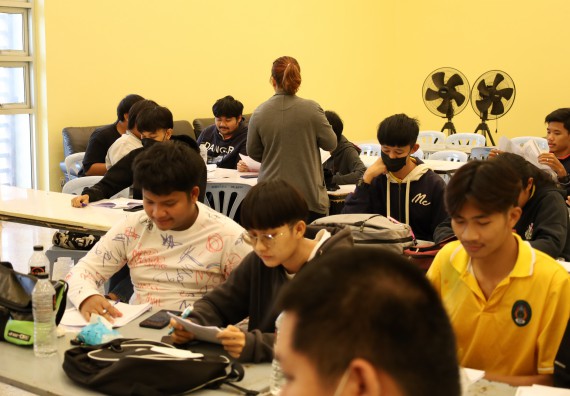 ภาพกิจกรรม  คณะวิทยาศาสตร์และเทคโนโลยี จัดกิจกรรมส่งเสริมสมรรถนะและทักษะด้านการใช้ภาษาอังกฤษ