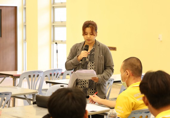 ภาพกิจกรรม  คณะวิทยาศาสตร์และเทคโนโลยี จัดกิจกรรมส่งเสริมสมรรถนะและทักษะด้านการใช้ภาษาอังกฤษ