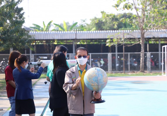 ภาพกิจกรรม  คณะวิทยาศาสตร์และเทคโนโลยี จัดกิจกรรมค่ายวิทยาศาสตร์สัญจร ปีการศึกษา 2565  โรงเรียนคณฑีพิทยาคม