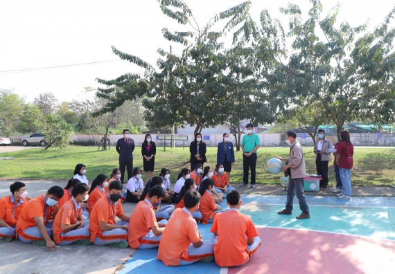 ภาพกิจกรรม  คณะวิทยาศาสตร์และเทคโนโลยี จัดกิจกรรมค่ายวิทยาศาสตร์สัญจร ปีการศึกษา 2565  โรงเรียนคณฑีพิทยาคม