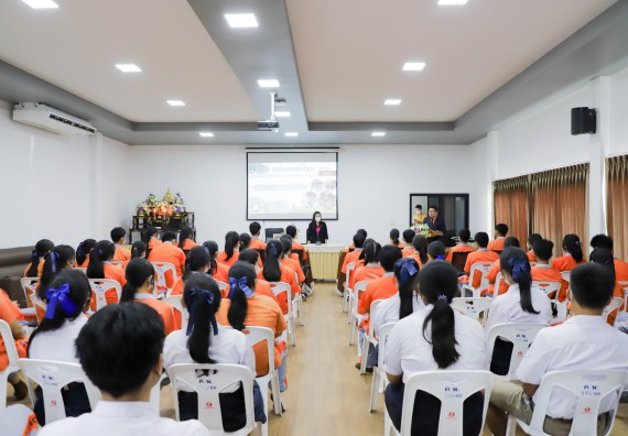 ภาพกิจกรรม  คณะวิทยาศาสตร์และเทคโนโลยี จัดกิจกรรมค่ายวิทยาศาสตร์สัญจร ปีการศึกษา 2565  โรงเรียนคณฑีพิทยาคม