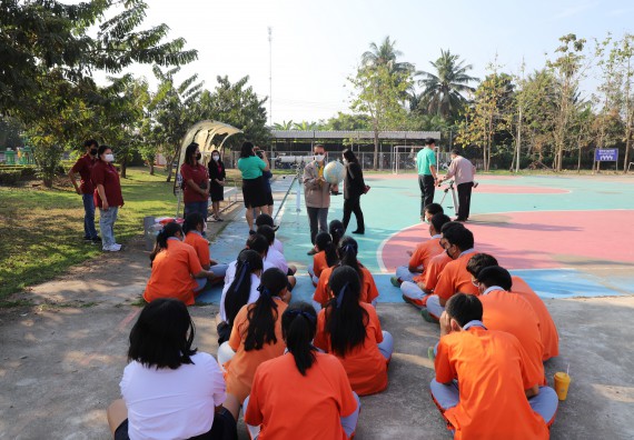 ภาพกิจกรรม  คณะวิทยาศาสตร์และเทคโนโลยี จัดกิจกรรมค่ายวิทยาศาสตร์สัญจร ปีการศึกษา 2565  โรงเรียนคณฑีพิทยาคม