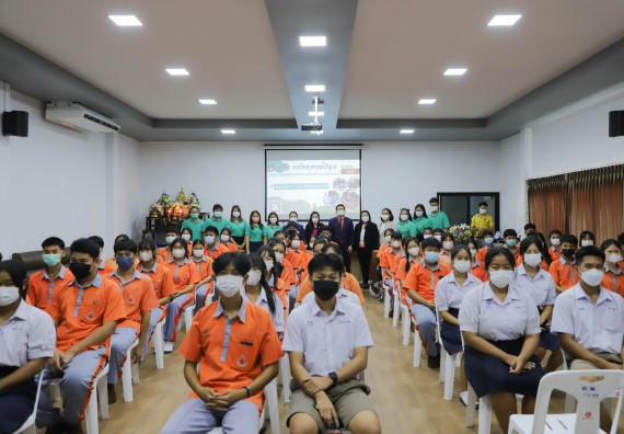 ภาพกิจกรรม  คณะวิทยาศาสตร์และเทคโนโลยี จัดกิจกรรมค่ายวิทยาศาสตร์สัญจร ปีการศึกษา 2565  โรงเรียนคณฑีพิทยาคม