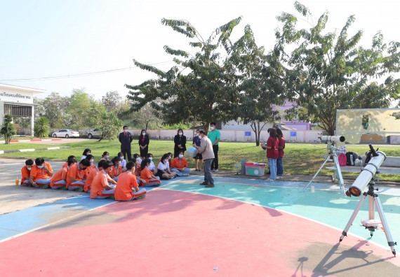 ภาพกิจกรรม  คณะวิทยาศาสตร์และเทคโนโลยี จัดกิจกรรมค่ายวิทยาศาสตร์สัญจร ปีการศึกษา 2565  โรงเรียนคณฑีพิทยาคม